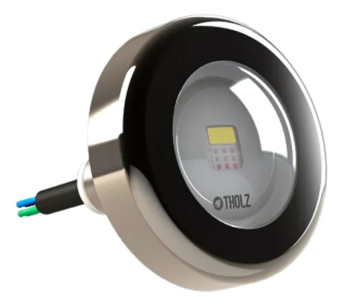 Kit 12 Refletor 7,5w Cabo 20m Tholz Fonte 10a + Controle Rgb