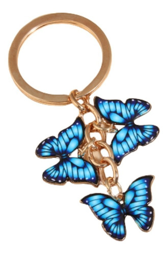 Llavero Mariposa Metal Calidad Superior 3 Mariposas