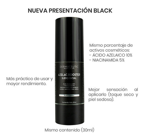 Booster Ácido Azelaico 10% + Niacinamida 5% Manchas, Melasma Tipo De Piel Todo Tipo De Piel