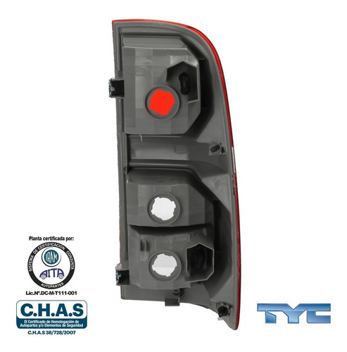 Imagen 4 de 10 de Faro Trasero Toyota Hilux 2012 2013 2014 2015 Tyc Izquierdo
