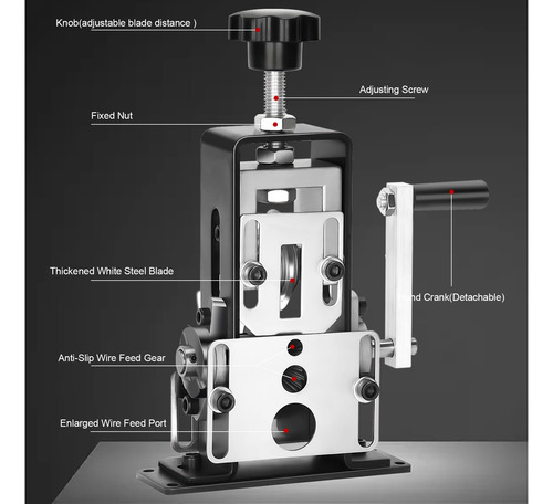 Maquina Peladora De Cables Manual Taladro Desde 1,5nn 25nn