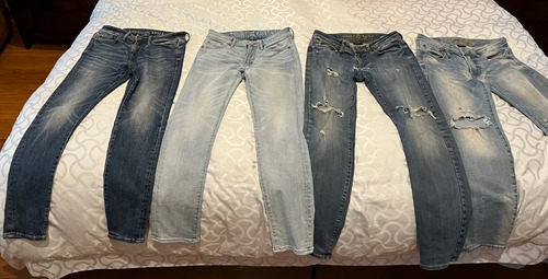 Set De  4 Jeans De Hombre American Eagle 360 Extreme Flex