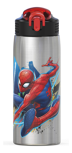 Zak Designs 27 Onças Marvel 188 De Parede Única Inoxidável