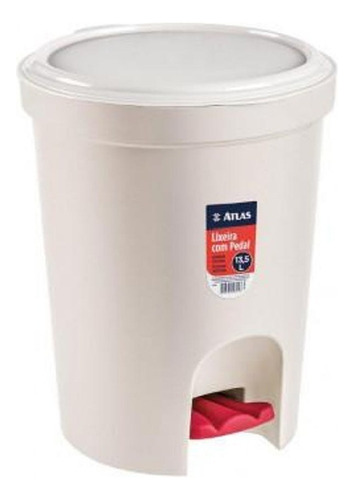Lixeira Atlas Com Pedal 13,5l