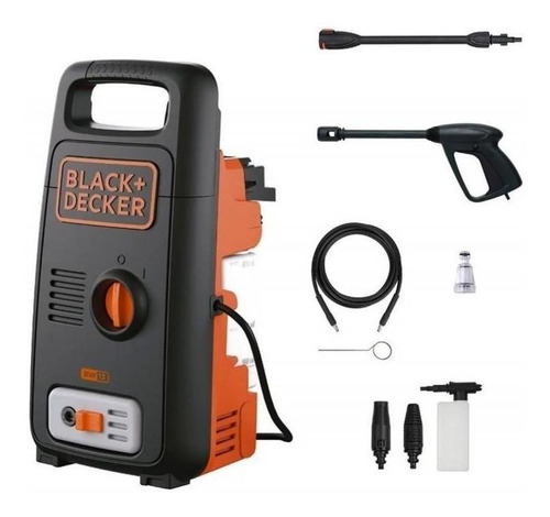 Imagen 2 de 9 de Hidrolavadora Black Decker 1450 Psi 1200 W 6.5 Lit/min + Tal
