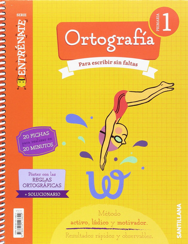 Cuaderno Ortografía 1ºprimaria. Entrénate  - Aa.vv