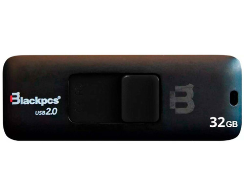 Memoria Usb 32gb Plastico 2101 Retractil Negro Mu2101bl-32