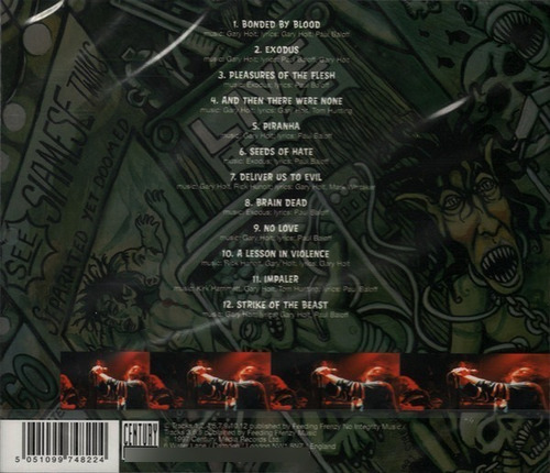 Exodus - Another Lesson In Violence Cd Nuevo Importado