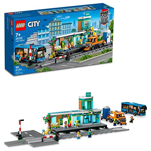 Set De Estación De Tren Lego City 60335 Con Autobús De Jugue