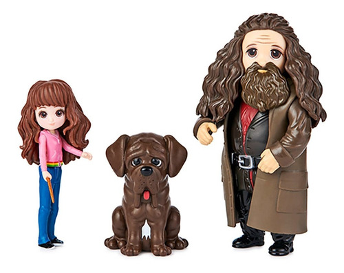 Wizarding World Pack Da Amizade Hermione & Hagrid - Amuletos