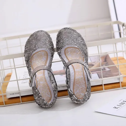 Sandalias Para Niños Crystal Hollow Out Zapatos De Color Car