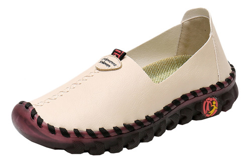 Mocasines Casuales De Mujer Zapatos Confortos De Suela Bland