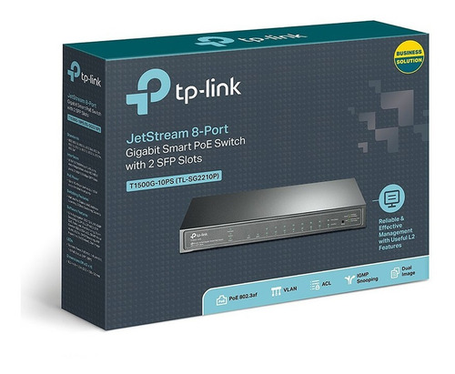 Smart Switch 8 Puertos Tp Link Jetstream Sg2210p Poe Cuotas