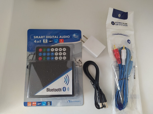 Imagen 3 de 5 de Caja Lectora Mp3 Usb Radio Con Bluetooth A 220v