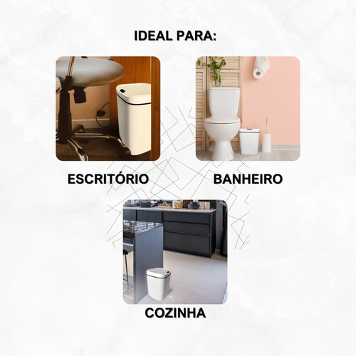 Lixeira Automatica Com Sensor Inteligente Eletronica