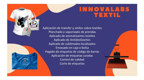 Aplicación De Transfer Textil Y Sublimados - Envasados