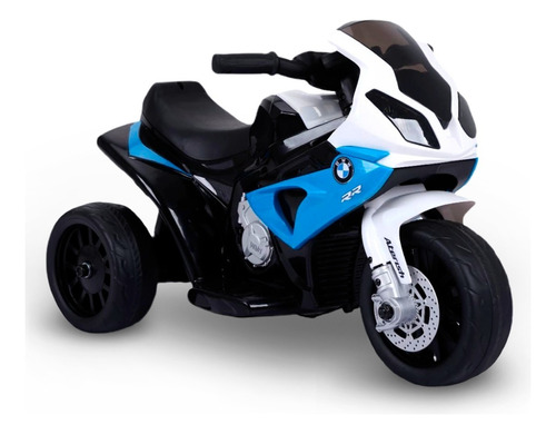 Mini Moto Elétrica Infantil Bmw S1000r Azul Menino 6v