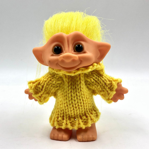 Muñecos Trolls Trolls Juguetes Figurita Cabello Amarillo