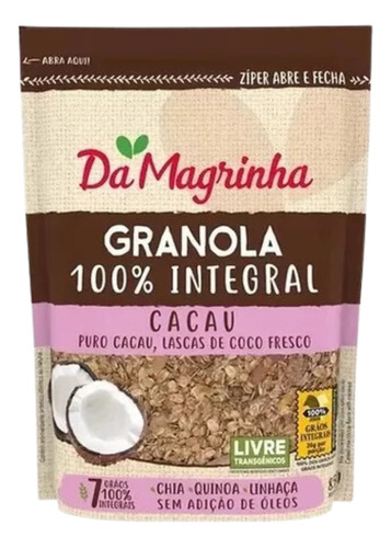 Granola 7 Granos Con Cacao Da Magrinha 250 Gr.