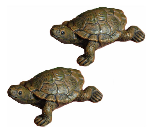 Bhlb 2 Figuras Realistas De Tortuga De Mar En Miniatura Tort