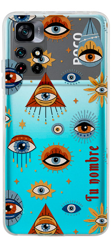 Funda Para Xiaomi Ojo Turco Nazar Talismán Con Tu Nombre
