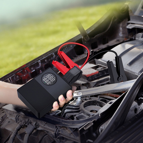 Arrancador Y Compresor Para Coche 1000a Con Inflador De Neum