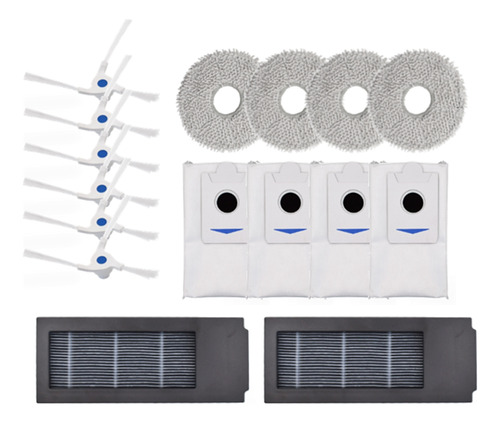 16 Piezas Para El Robot Aspirador Deebot X2/x2 Pro/dex86 R