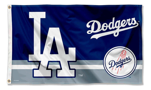 Bandera Equipo Mlb Dodgers La Beisbol 150x90 Cm