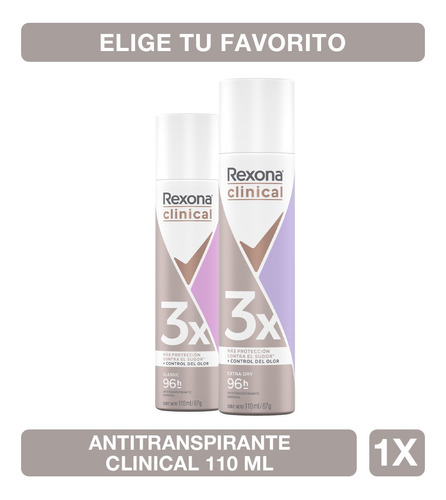 Rexona Clinical Desodorante En Aerosol 110ml