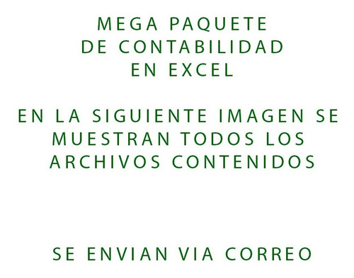 Plantillas De Contabilidad Para Excel Contadores