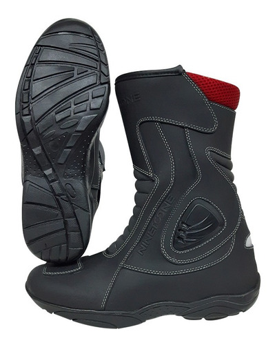 Botas Moto Storm Ninetoone By Ls2 Cuero Con Protecciones