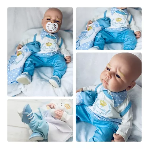 Bebê Reborn Realista Anny Doll Baby Menino Cotiplás 2440 - Chic Outlet -  Economize com estilo!