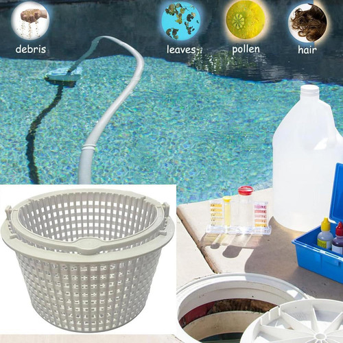 Cesta Antiobstrucción For Skimmer De Piscina, Colector De