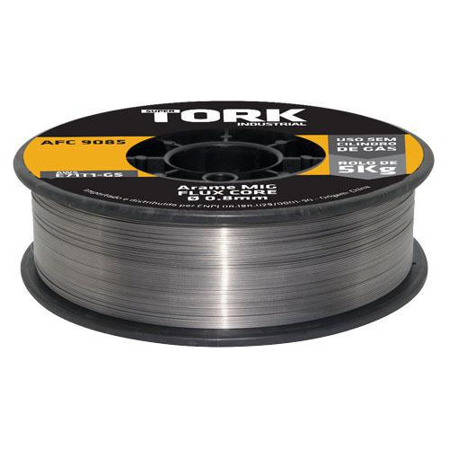 Arame Solda Mig Sem Gás Super Tork 0.8mm Rolo 5 Kg Afc 9085