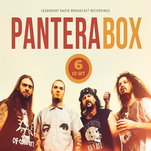 Pantera Box Legendary Radio Broadcast Recordings 6 Cd