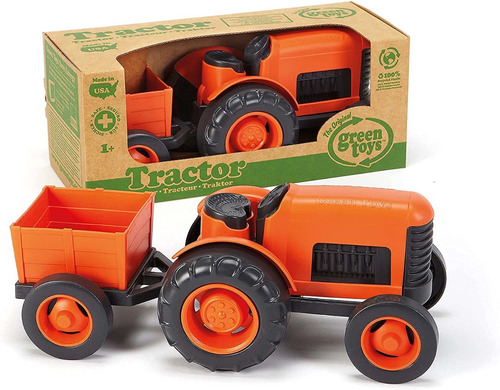 Tractor Green Toys Usa Original 100% Reciclado Ecofriendly