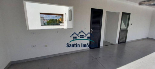 Cobertura *pronta Para Morar ** Com 3 Dormitórios(01 Suíte ) Fino Acabamento 02 Vagas À Venda, 140 M² Por R$ 465.000 - Vila Pires - Santo André/sp - Co0356