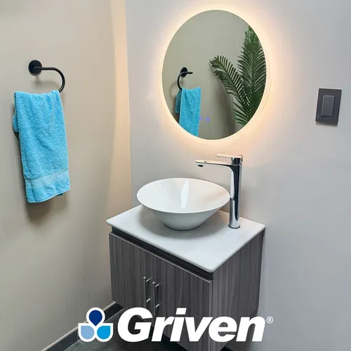 Espejo Con Luz 60cm Griven