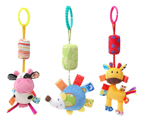 Colgante De Peluche Modelo Stroller, 3 Unidades