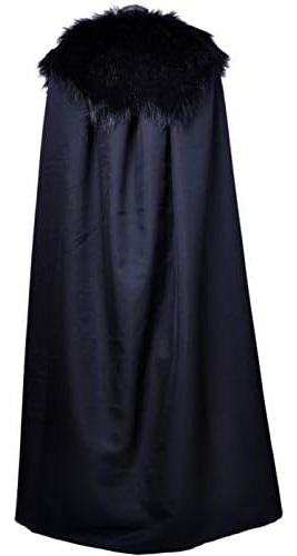. 24 Disfraz De Cosplay De Aliziway Jon Snow Con Abrigo,