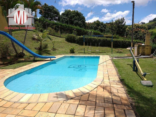 Linda Chácara Com Lago, Piscina, Espaço Gourmet, Pomar E Linda Vista À Venda, 4500 M² Por R$ 450.000,00 - Pinhalzinho/sp - Ch0636