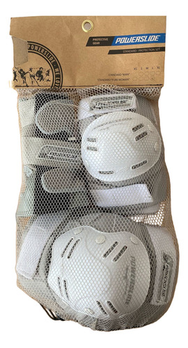 Protecciones Powerslide Standard Tri-pack Women Roller Blanco