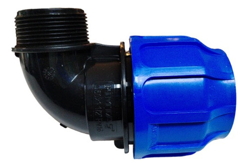 Codo Compresion He 63 X 2 Hdpe