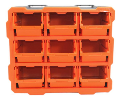 Caja Organizadora Plástica 9 Comp Desmontables Tactix 320676