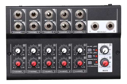 Yu Consola Mezcladora De 10 Canales Mezclador De Audio
