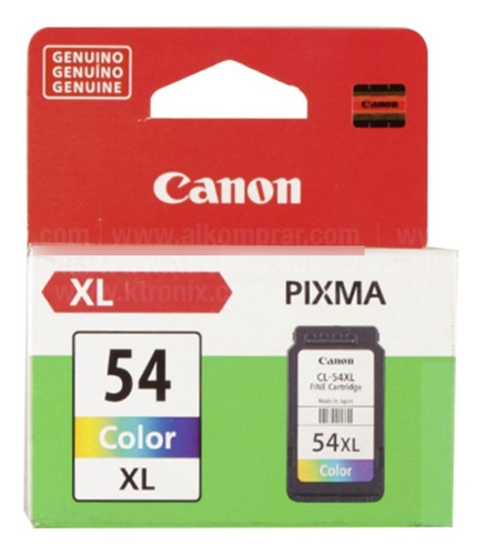 Cartucho Tinta Canon Original Cl54 Xl Color E401 E461 E481