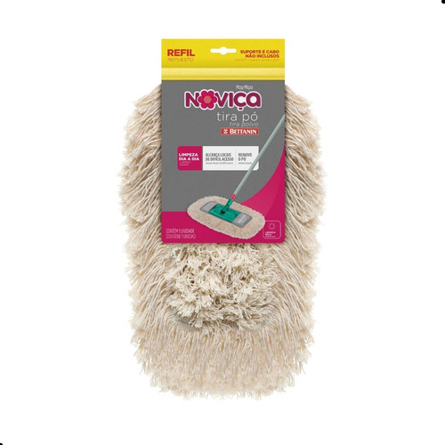 Refil Mop Tira Pó De Algodão Para Limpeza Diária Noviça