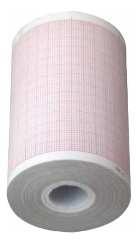 Papel Para Electrocardiograma De 11cm X30m Rojo 5pzas