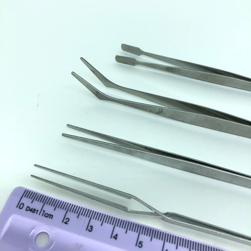 Pinça Com 4 Peças Cromadas