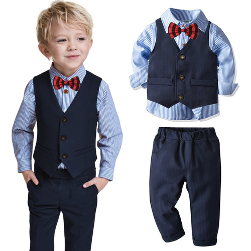 Conjunto De Traje De Caballero Para Niños Pequeños